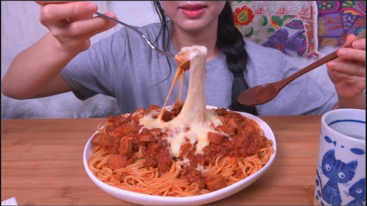 ASMR FILIPINO SPAGHETTI EATING SOUNDS l NO TALKING