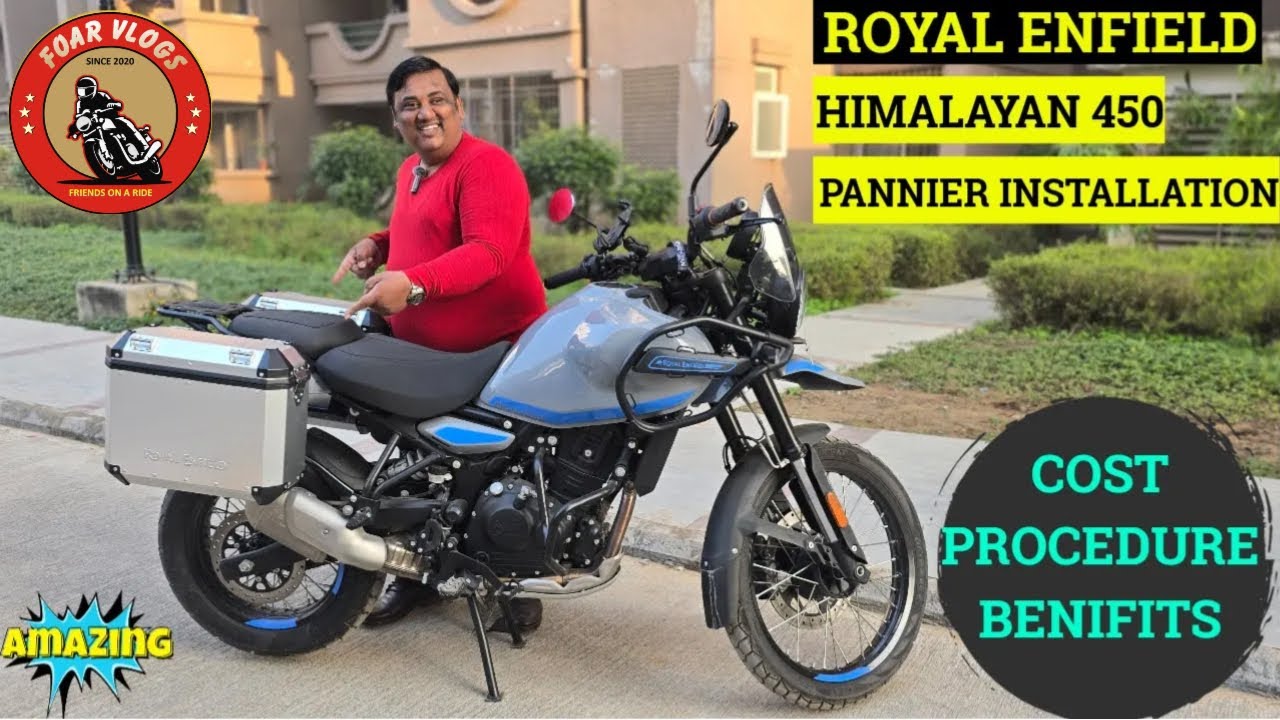 Royal Enfield Himalayan 450 Ultimate Step-by-Step Pannier installation Guide 😎😎😎 Vlog No 665