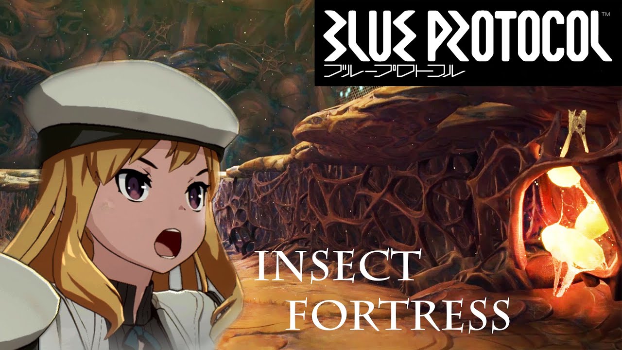 Blue Protocol PC MMO - JP Alpha Test - Insect Fortress Dungeon Spellcaster Solo Gameplay