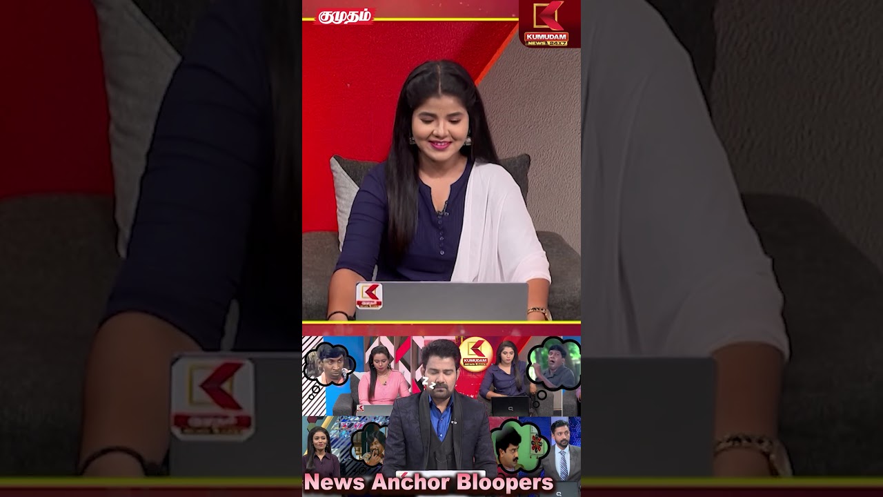 Tamil News Anchors Bloopers | Kumudam News 1st Anniversary | Behind The Scenes
