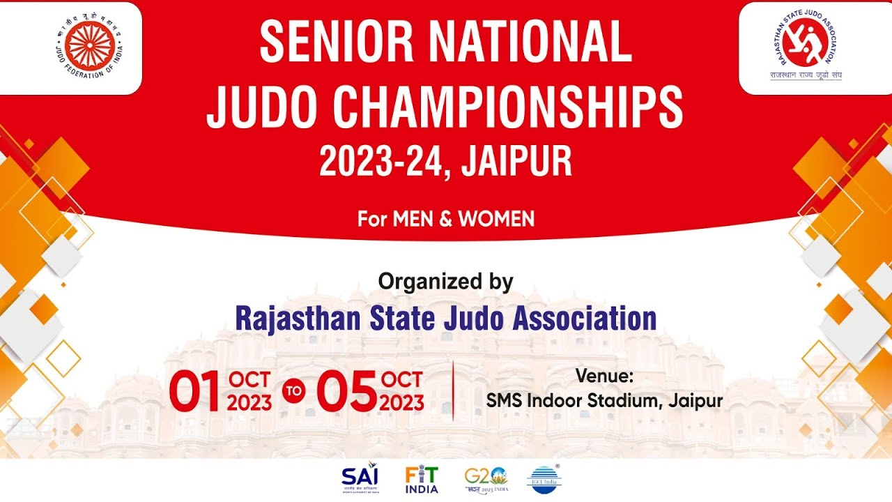 DAY 2 MAT 1 || SENIOR NATIONAL JUDO CHAMPIONSHIP JAIPUR ||  03.10.2023