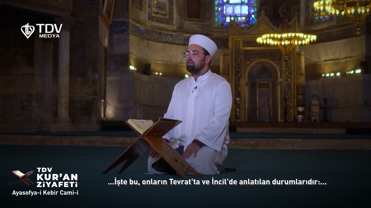 Kur'an Ziyafeti 9  b&ouml;l&uuml;m  Ayasofya Camii 3  Hafız Rıdvan Akbaş