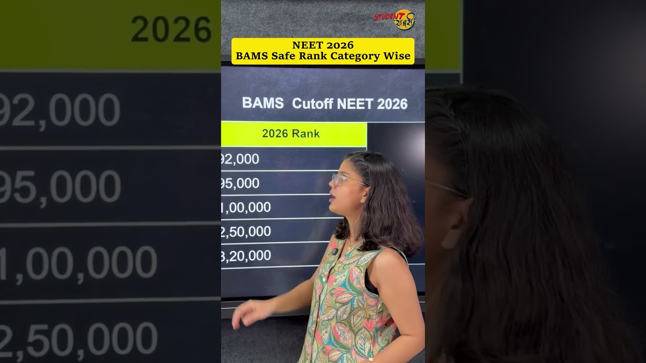 Re-NEET 2026 BAMS Safe Rank Category Wise | AYUSH Admission & Expected Cutoffs