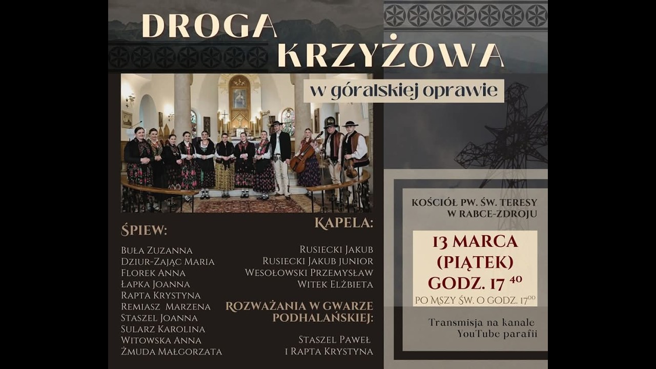 DROGA KRZYŻOWA W GÓRALSKIEJ OPRAWIE