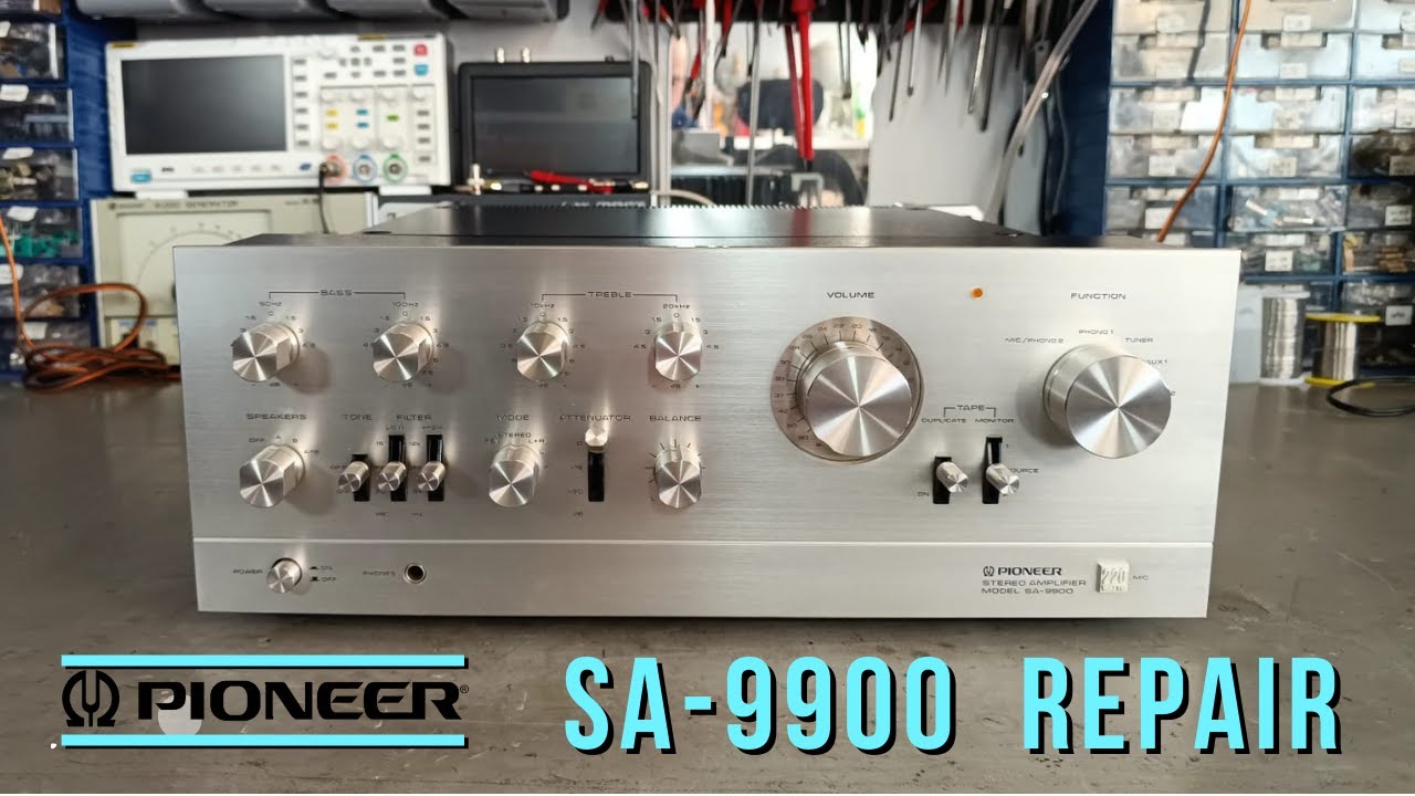 Pioneer SA-9900 Amplifier Repair: Audio Troubleshooting