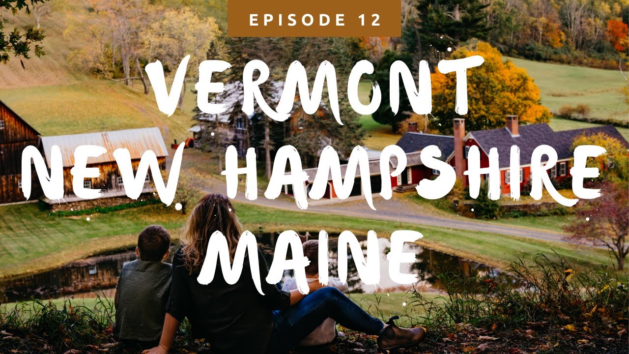 Peak fall foliage New England travel vlog