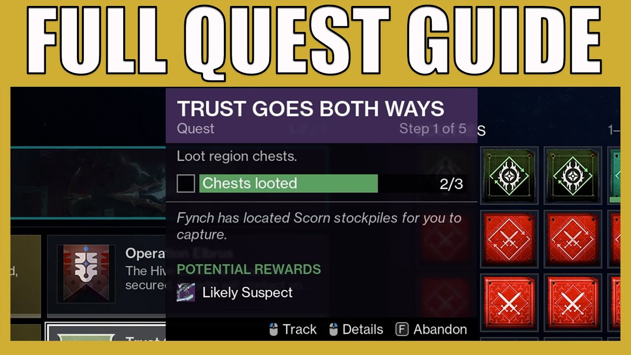 Trust Goes Both Ways Quest Guide Destiny 2 The Witch Queen