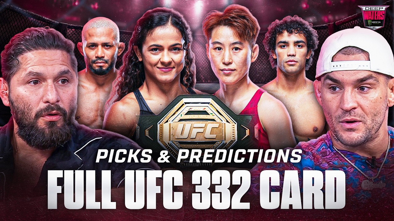 Masvidal, Poirier, Weidman make their picks for EVERY fight at UFC 332 🚨 | Deep Waters