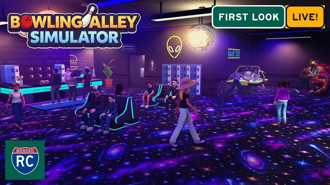 Bowling Alley Simulator UPDATED First Look Live! - Okay, Let's Try This Again.  Episode 1