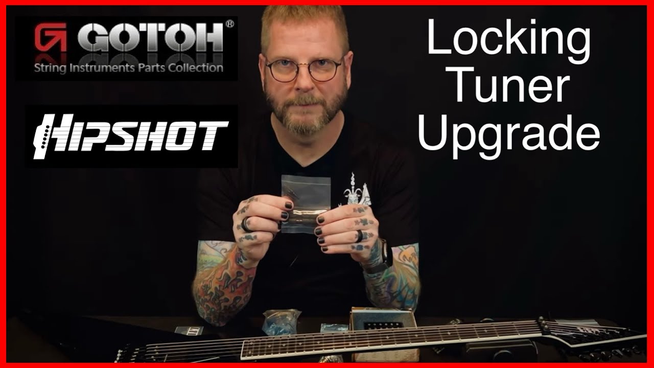 Upgrading Gotoh Locking Tuners with Hipshot Knurled Buttons and installing on a ESP LTD SD-2