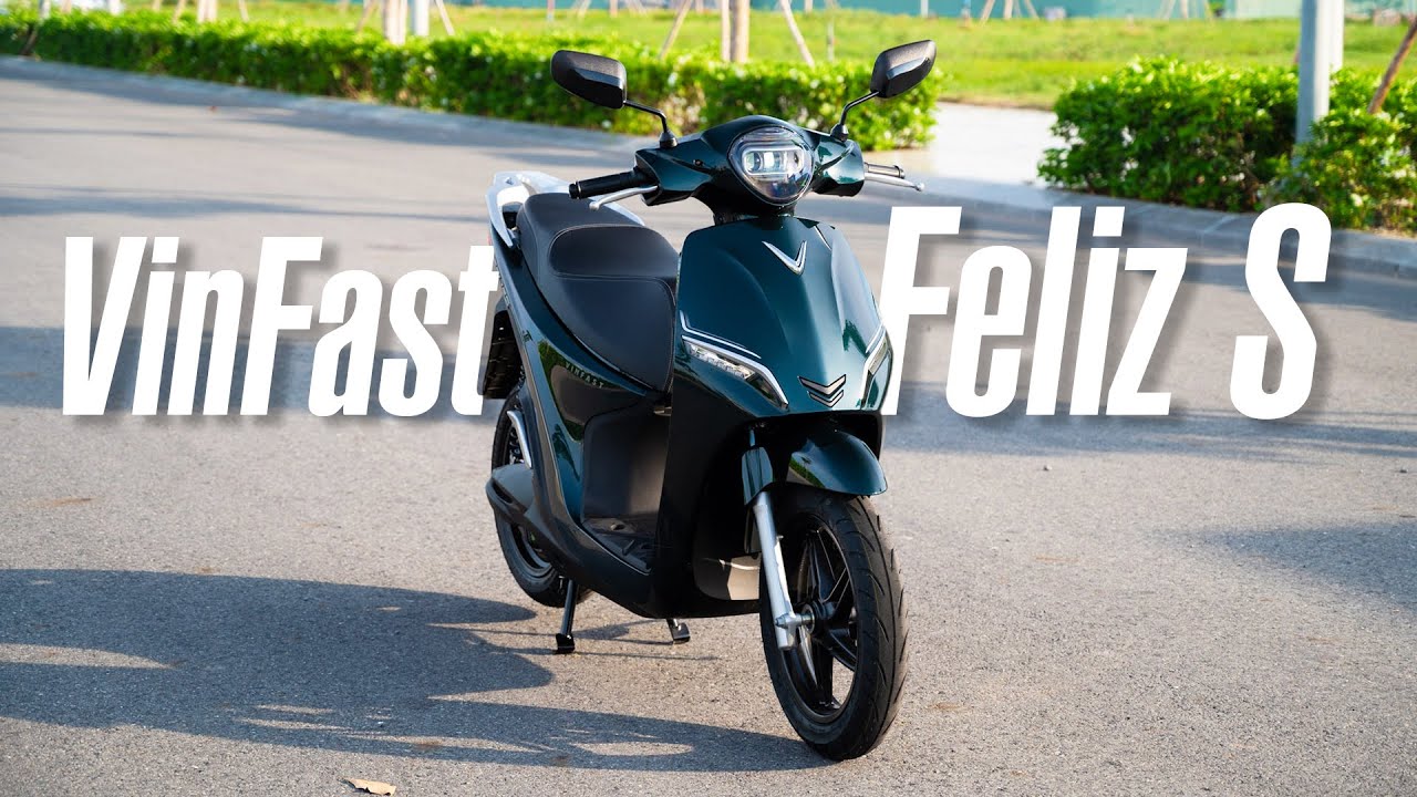 Tr&ecirc;n tay xe m&aacute;y điện VinFast Feliz S