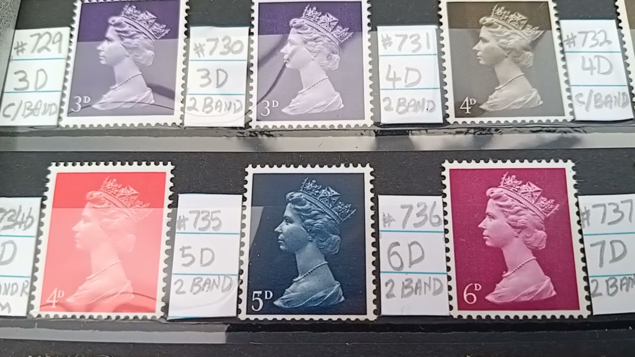 My Machin Stamp Collection. Part 1: A start has been made.