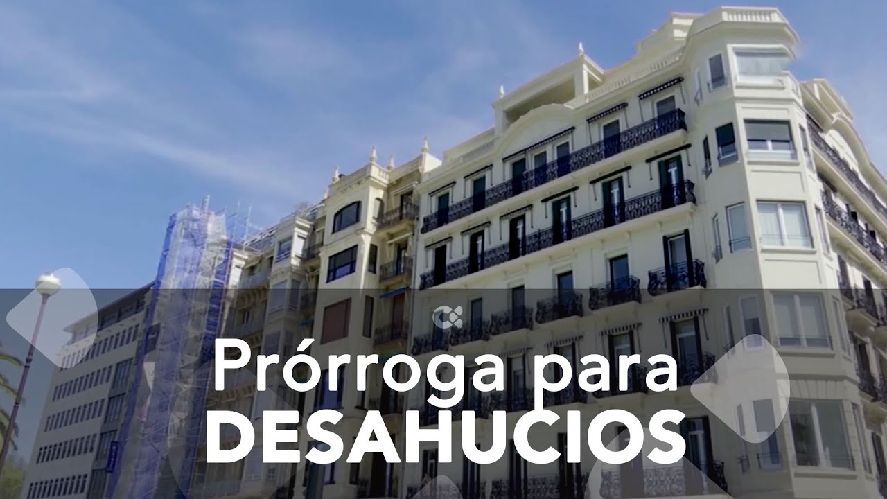 Prórroga para desahucios