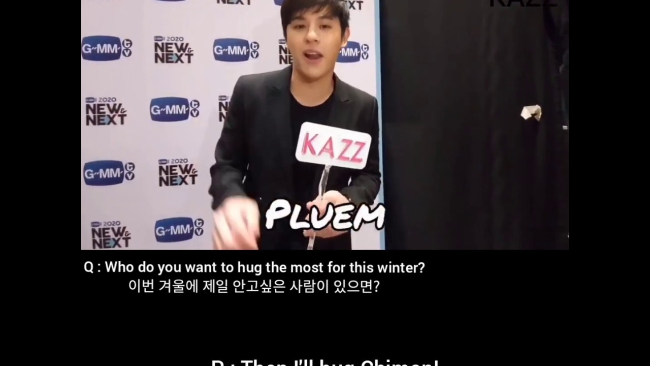 [ENG/한국어] Kazz interview #GMMTV2020 Pluem-Chimon cut