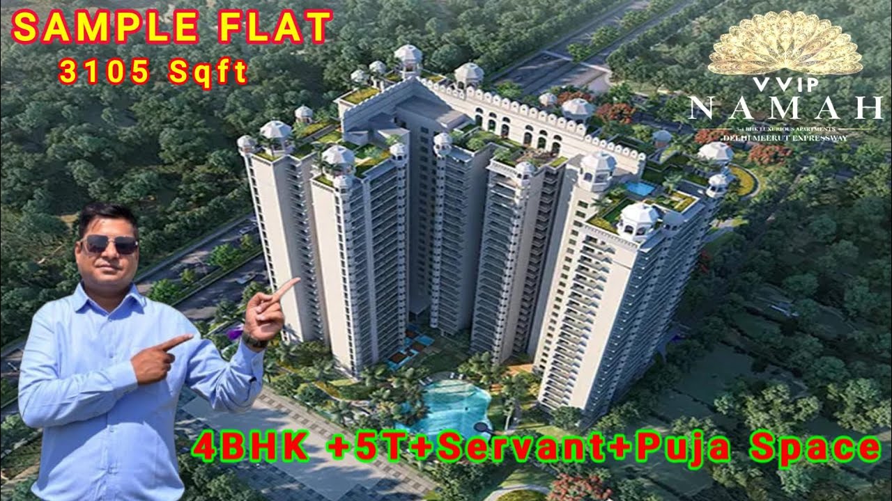 VVIP Namha 4 bhk Sample Flat Tour / NH 24 Ghaziabad/ Possession on Diwali / Limited Inventory avail