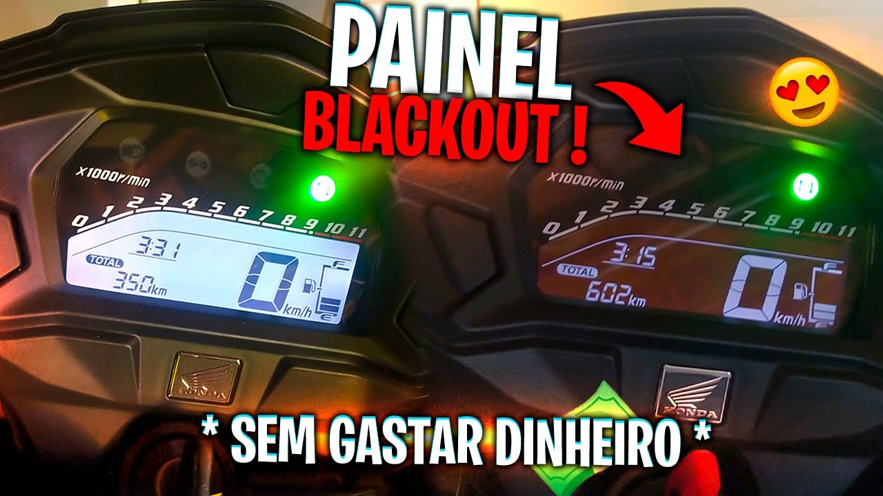 APRENDA FAZER PAINEL BLACKOUT NA CG 160 FAN 2022 ! *PASSO A PASSO*✅