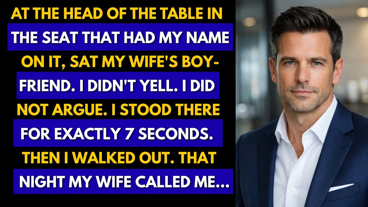 My Wife’s Boyfriend Sat in My Seat… At Her Mother’s Birthday Dinner