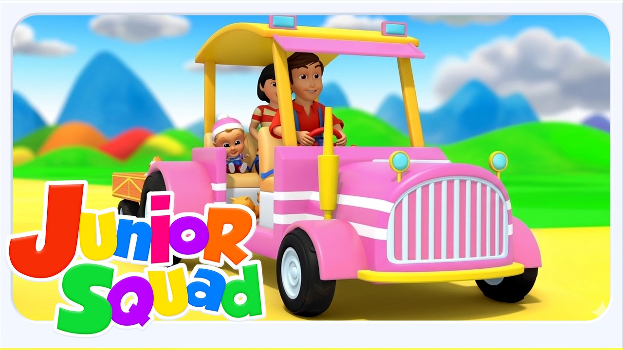 Junior Squad Les Roues du Tracteur 🚜🎶 | Chanson pour enfants en français