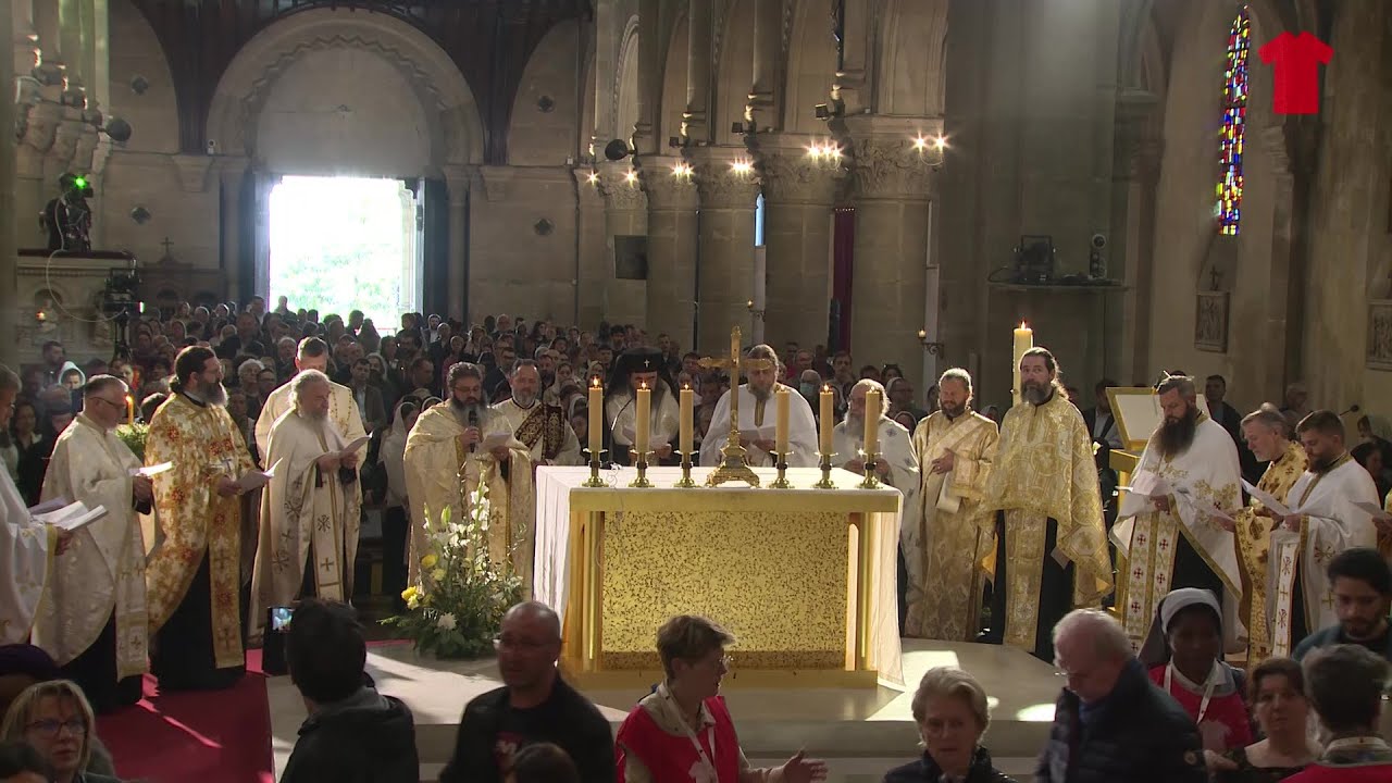 Ostension 2025 - Dimanche 4 mai - Hymne Acathiste à la mère de Dieu à la Basilique d'Argenteuil (95)