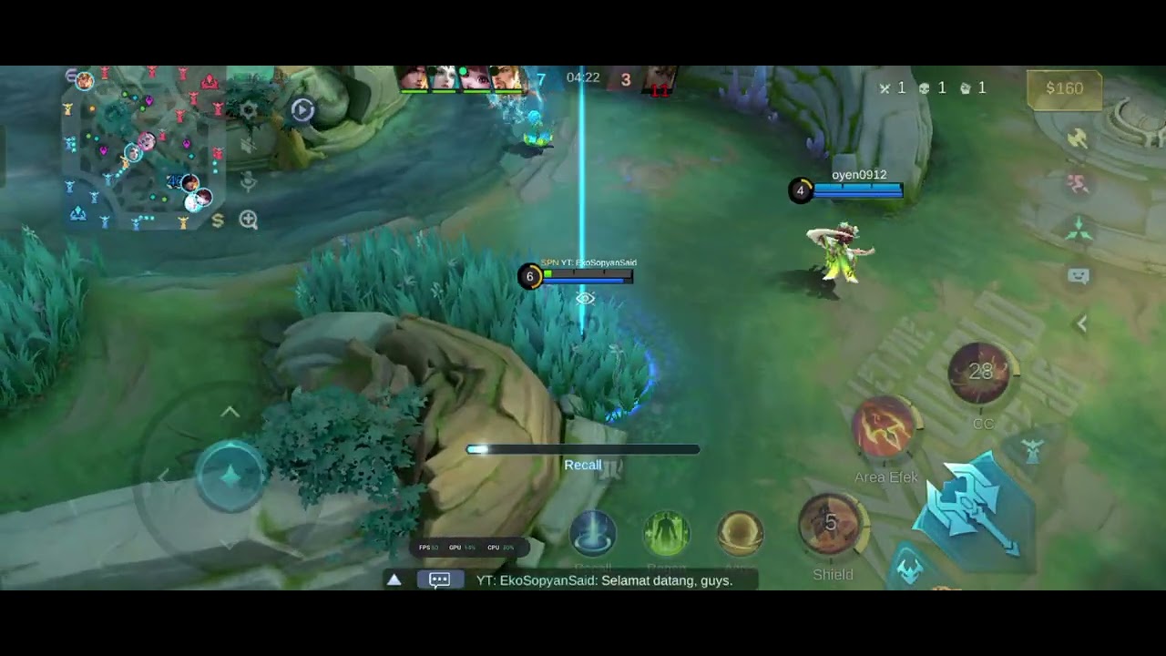 Mobile Legends Bang Bang hanabi gold lane game play 23