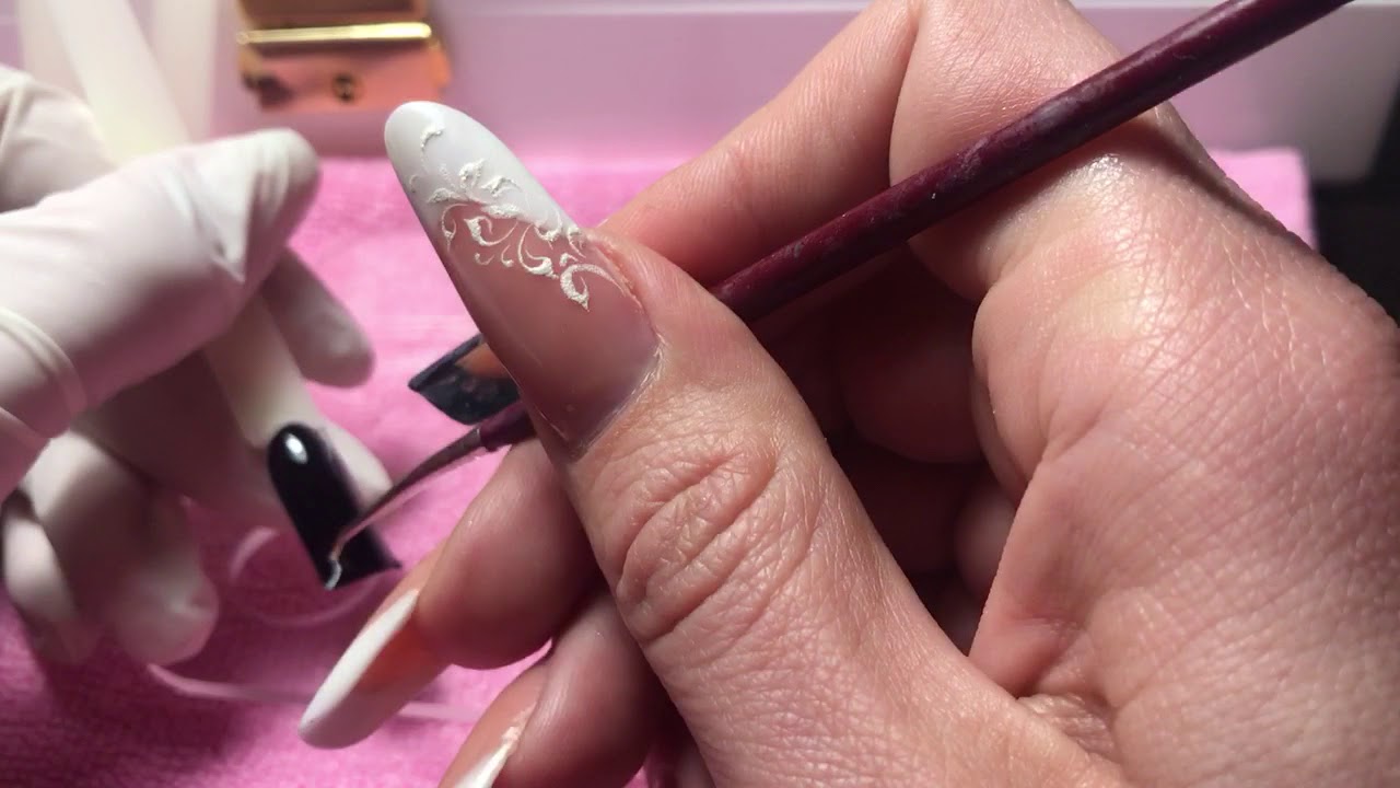 Elisavet Nails Athens Blossom εφέ μαρμάρου