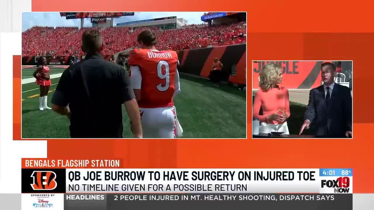 Joe Burrow will need surgery, Bengals head coach says