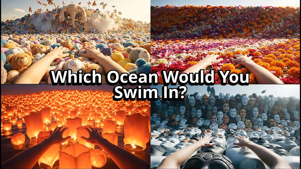 Which Ocean Would You Swim In AI ASMR | Satisfying and Soothing Oceans