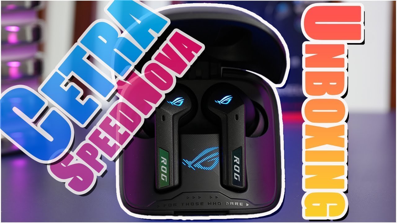 Распаковка и впечатления от игровых наушников Asus Rog Cetra True Wireless Speednova!