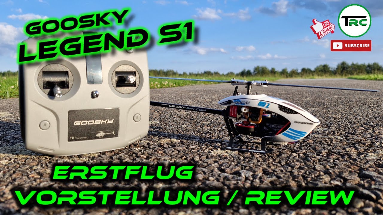 GOOSKY S1 - Anfänger RTF 3D Helikopter - Vorstellung / Unboxing / Review / Maiden Flight