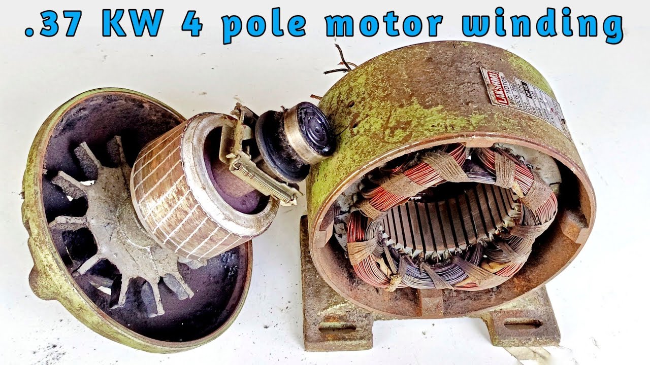 Wet grinder motor winding|Single phase 36 slot 1440 rpm 4 pole motor winding|Electric motor winding