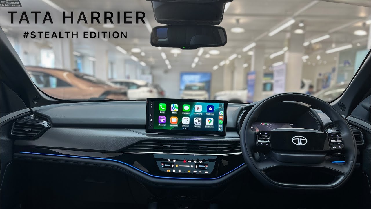TATA HARRIER/SAFARI_STEALTH EDITION_Interior | #stealthedition #tatamotorspassengervehicles #tata