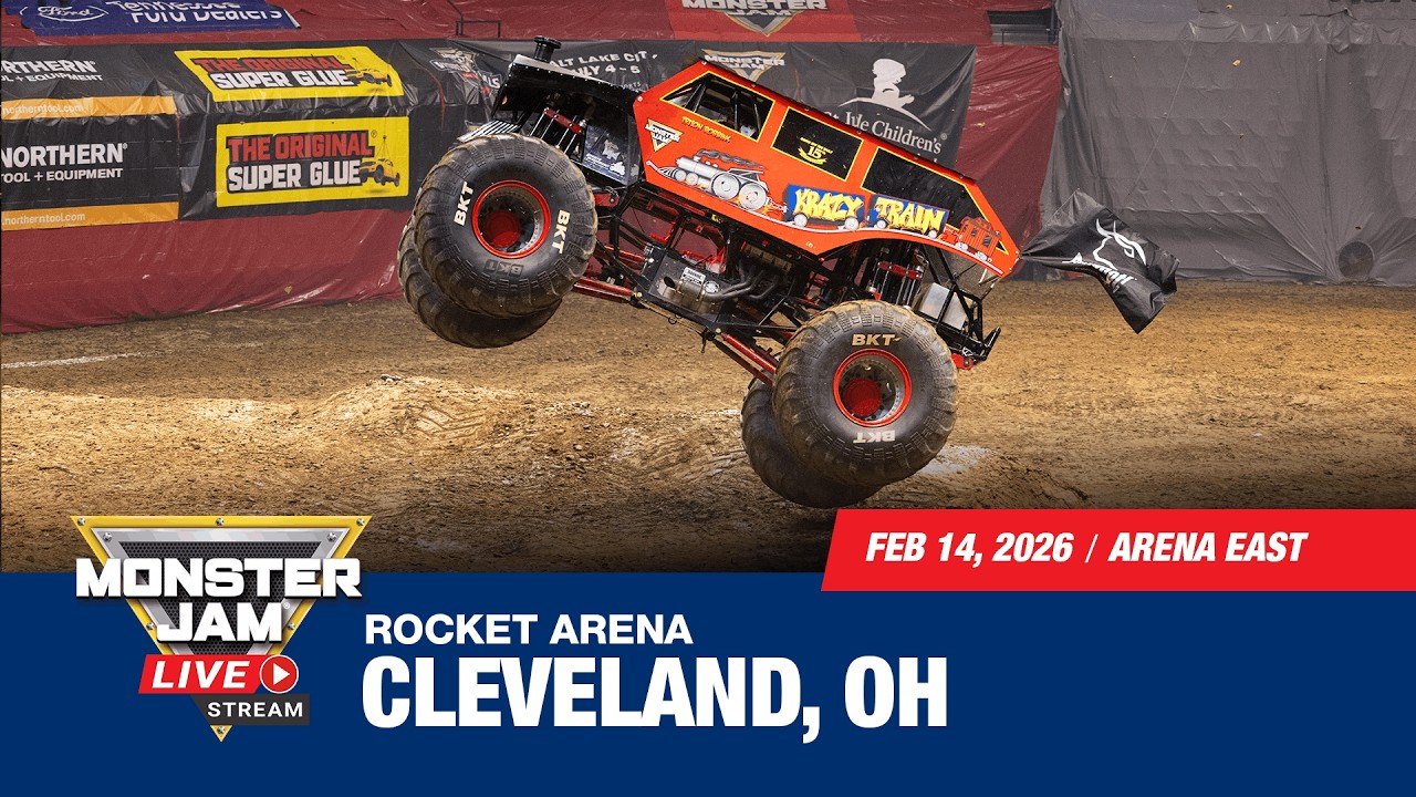 Monster Jam: Cleveland, OH - 3 (Full Event) | Feb 14, 2026 | Arena East