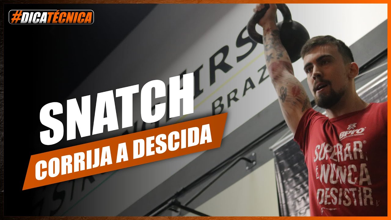 Corrija a técnica de retorno SNATCH COM KETTLEBELLL!