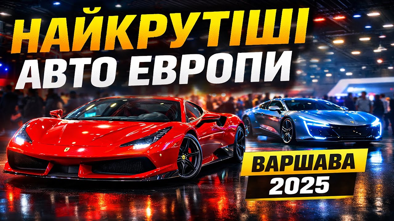 Найкрутіші авто Європи зібралися у Варшаві — Warsaw Motor Show 2025