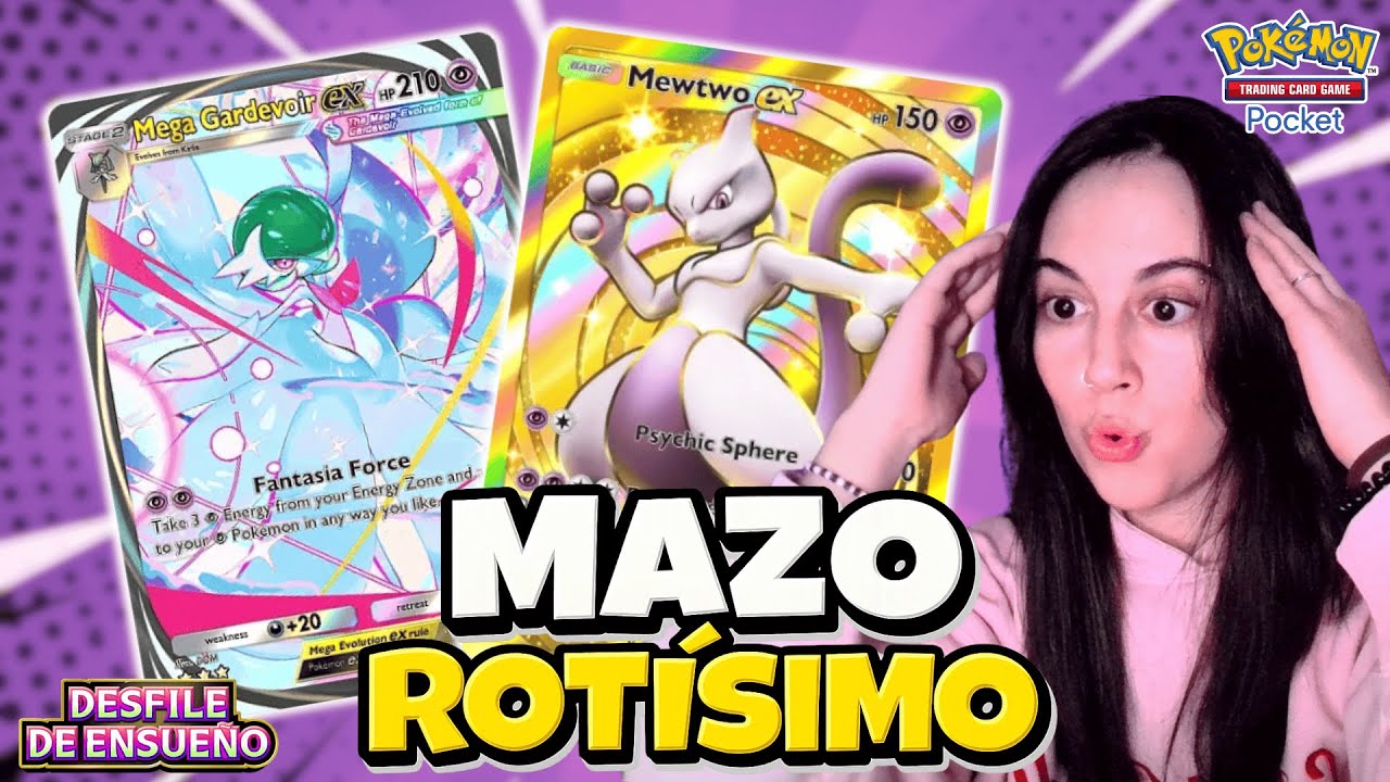 EL NUEVO MAZO DE MEWTWO EX CON MEGA GARDEVOIR EX ES UNA LOCURA!!! - Pokémon TCG Pocket