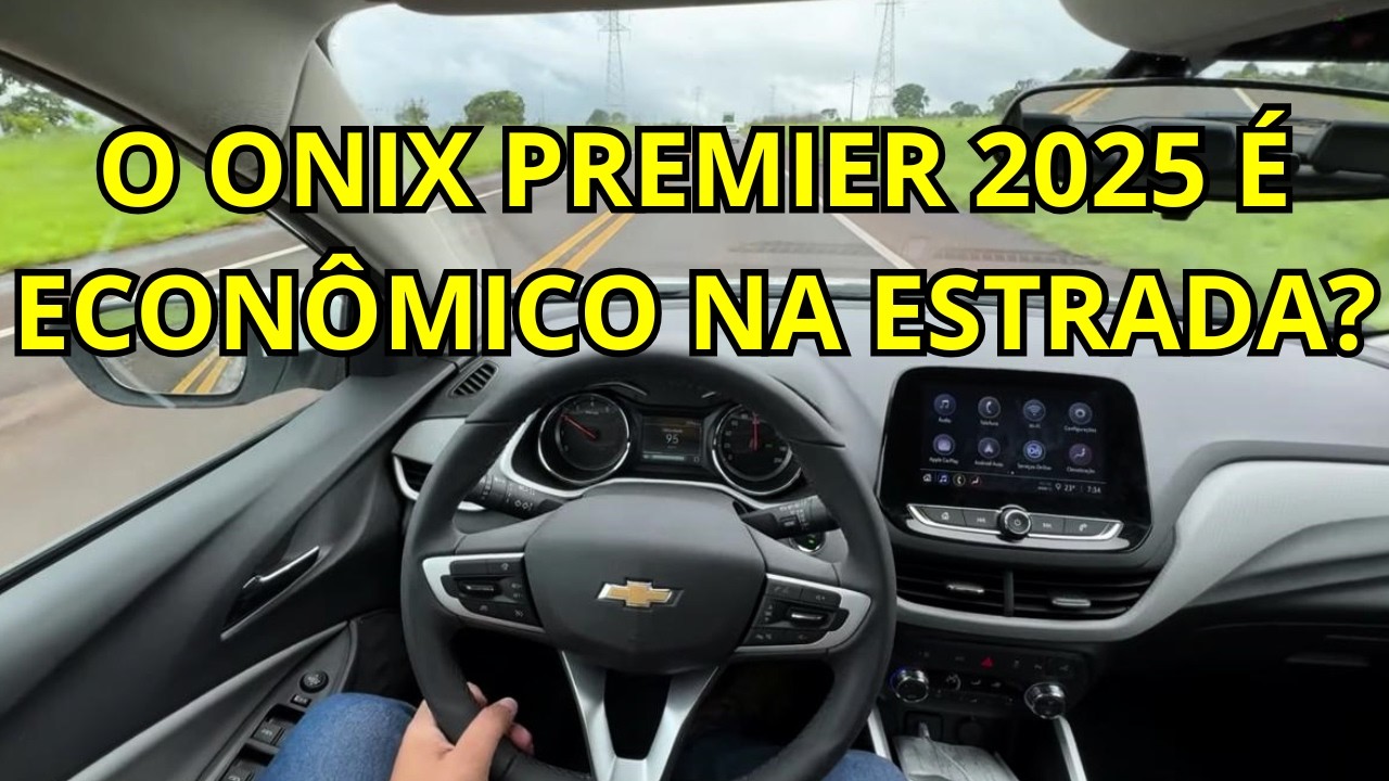CONSUMO NA ESTRADA DO CHEVROLET ONIX PREMIER 2025