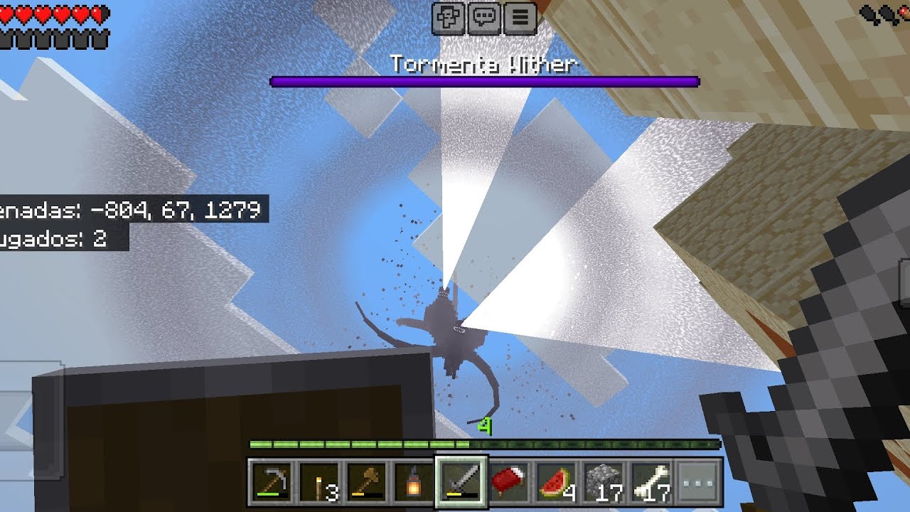 escapando del wither storm y extras (parte 1)