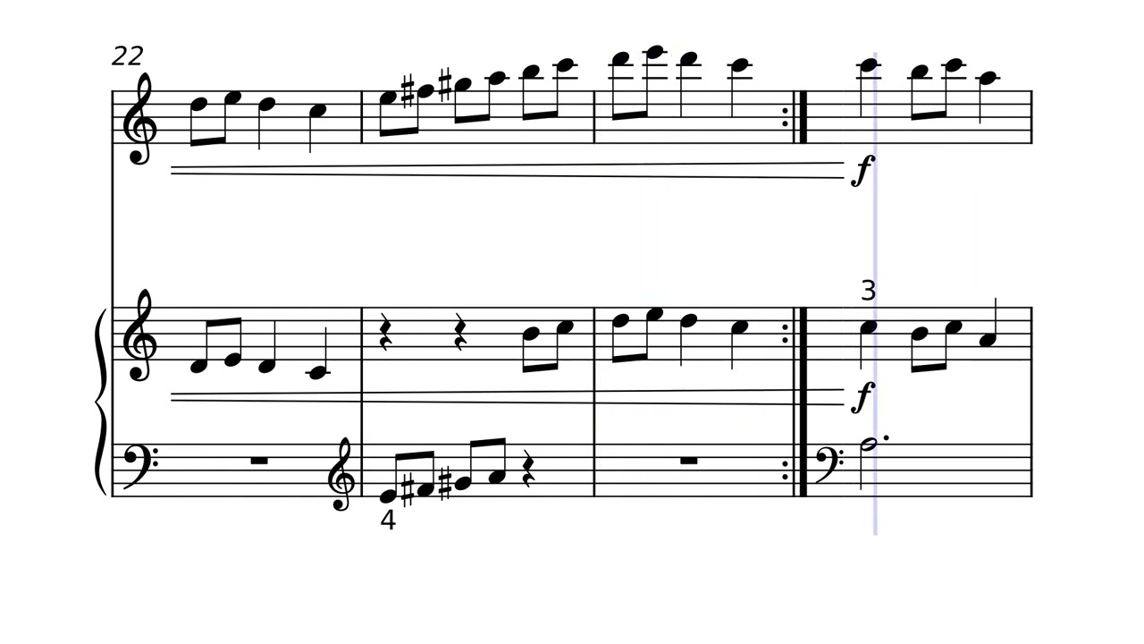 Carol Of The Bells - FLUTE & PIANO Sheet Music