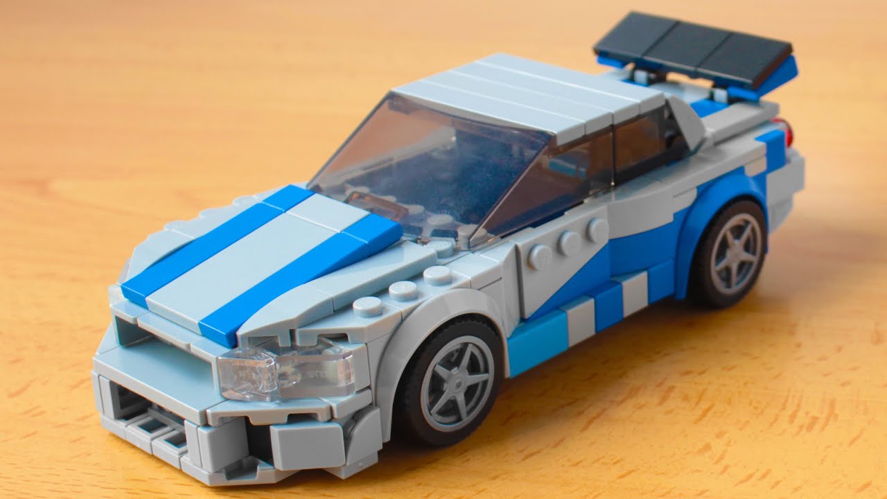 Lego Fast and Furious Nissan Skyline R34 MOC