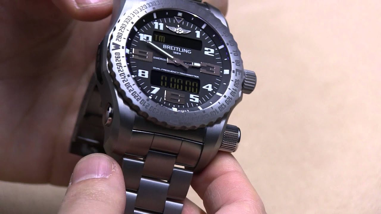 Обзор часов Breitling Emergency II