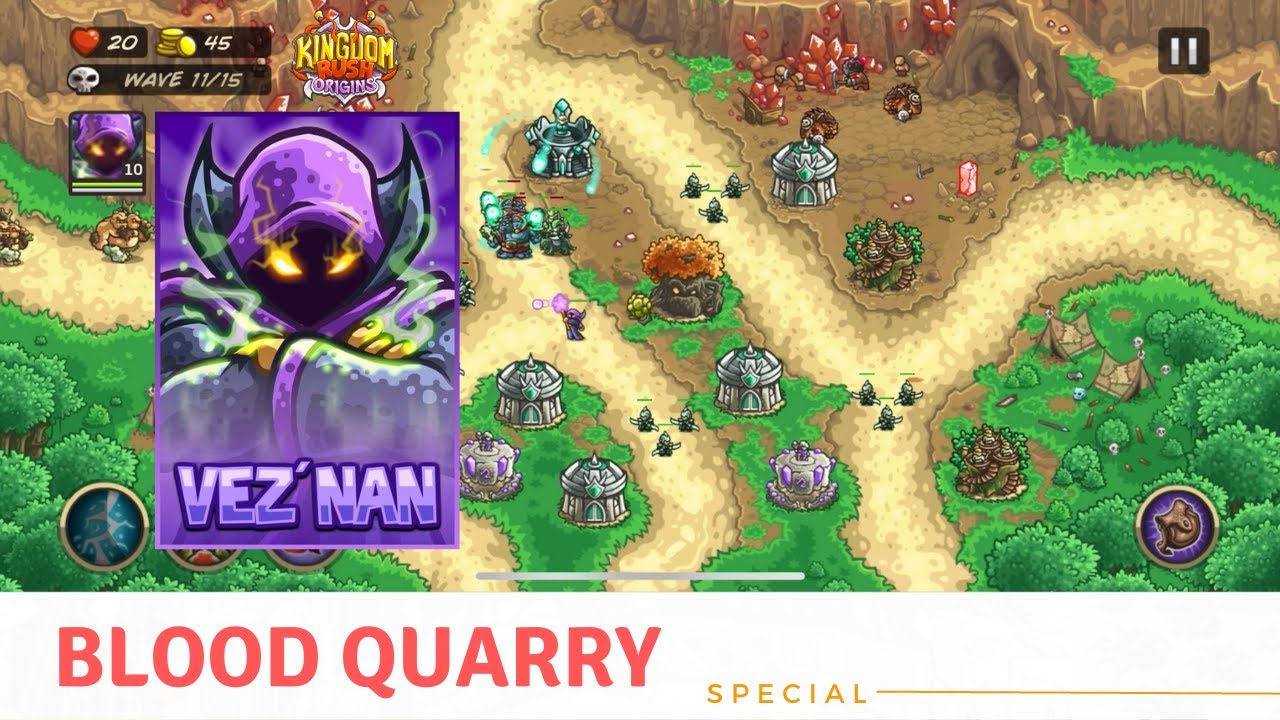 Blood Quarry (Special Campaign) | Kingdom Rush : Origins (iOS)