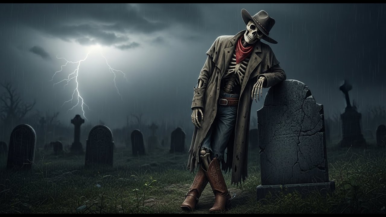 Western Gothic Atmos – Skeletal Cowboy 4K