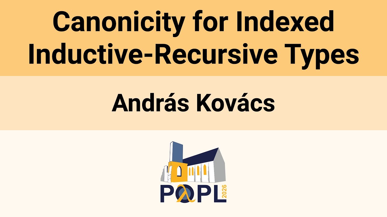 [POPL'26] Canonicity for Indexed Inductive-Recursive Types