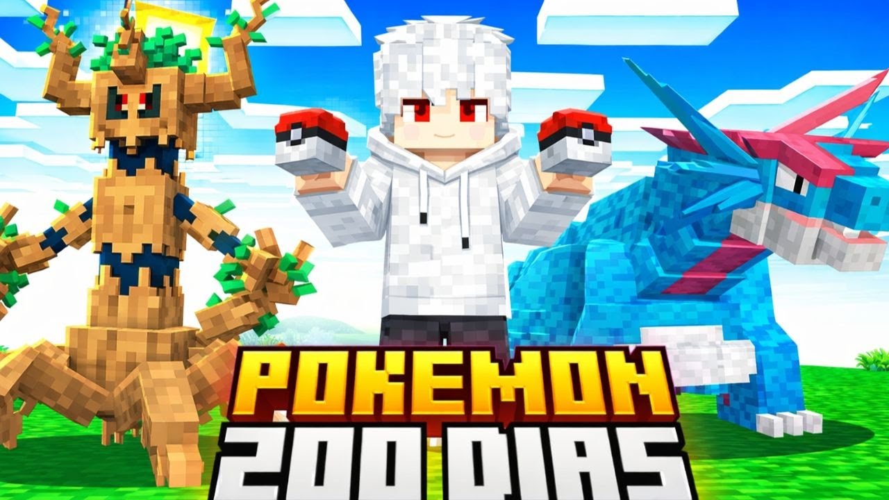 OS PRIMEIROS 10 DIAS FORAM CAÓTICOS… 😱 | Pixelmon 200 Dias – Parte 1