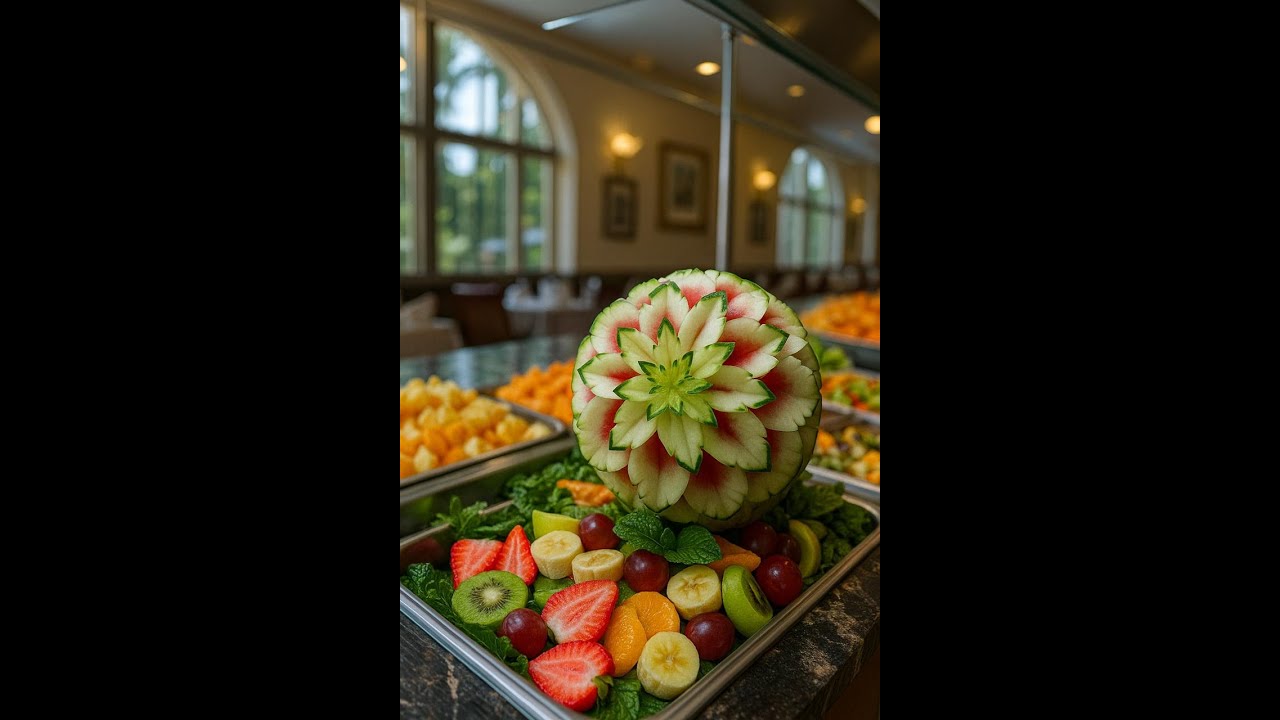 Unique and Beautiful!! This can be one of the best watermelon designs. 