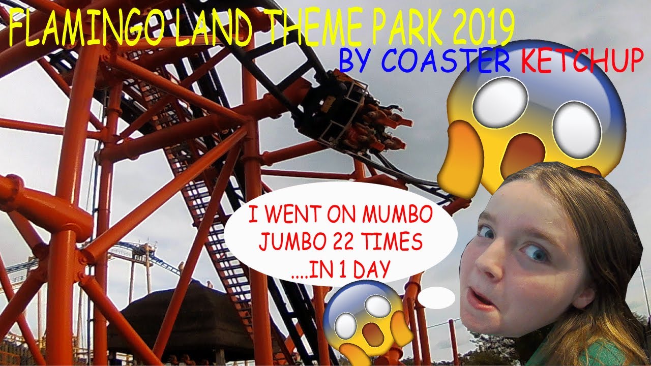 Flamingo Land 2019 Coaster Ketchup