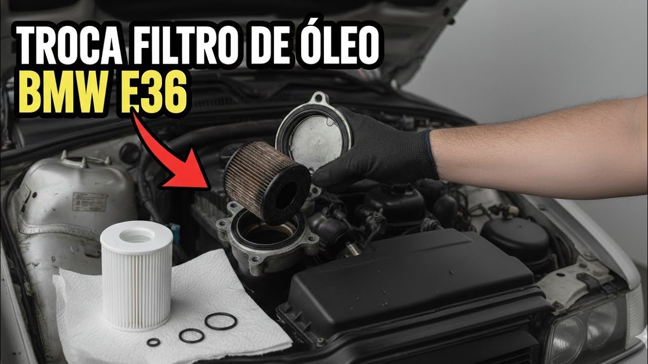 Como Troca Filtro de óleo bmw 325i e36