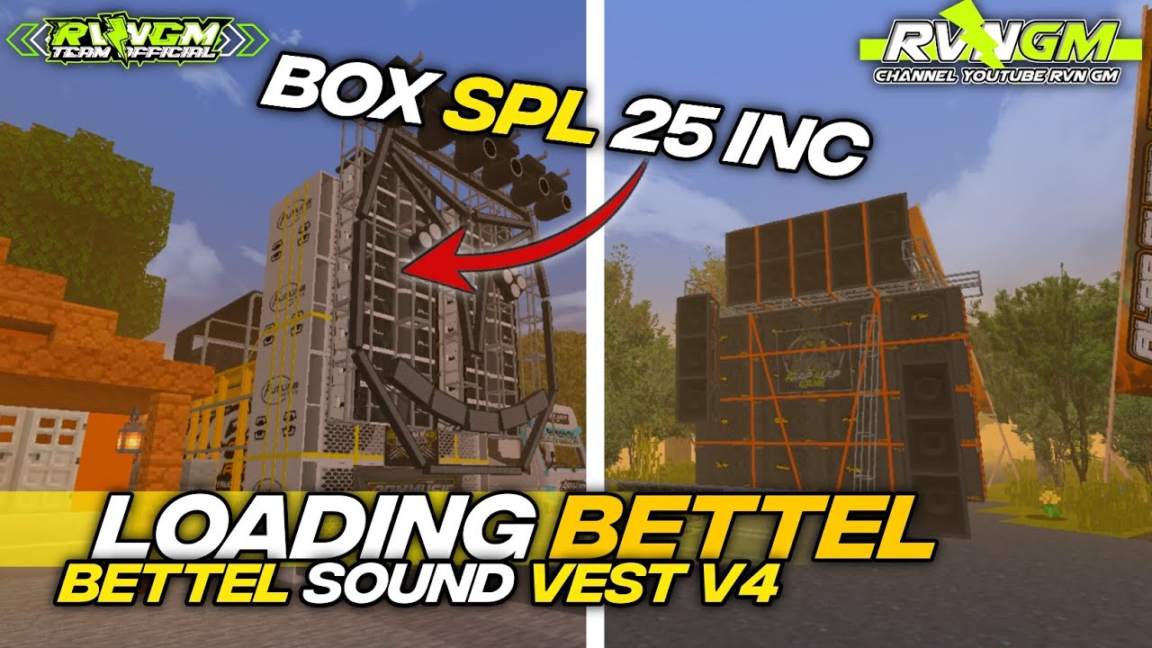 Very good‼️Loading Sound Horeg Bettel | Mod Sound System Minecraft 3d