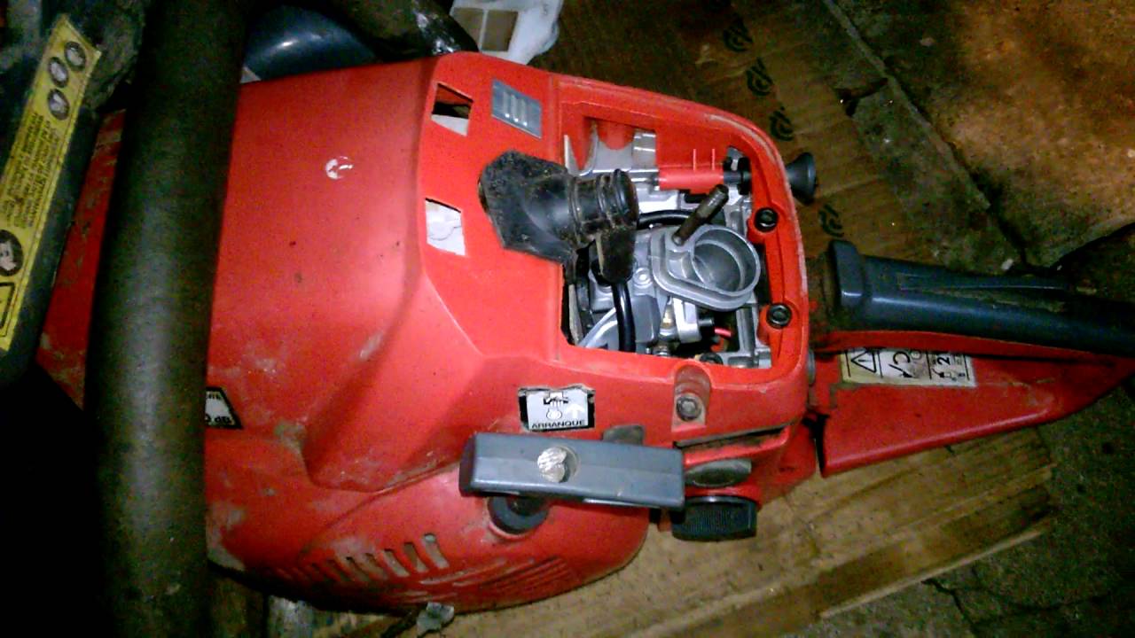 Como regular carburador motosierra china 43cc. (2da. parte)