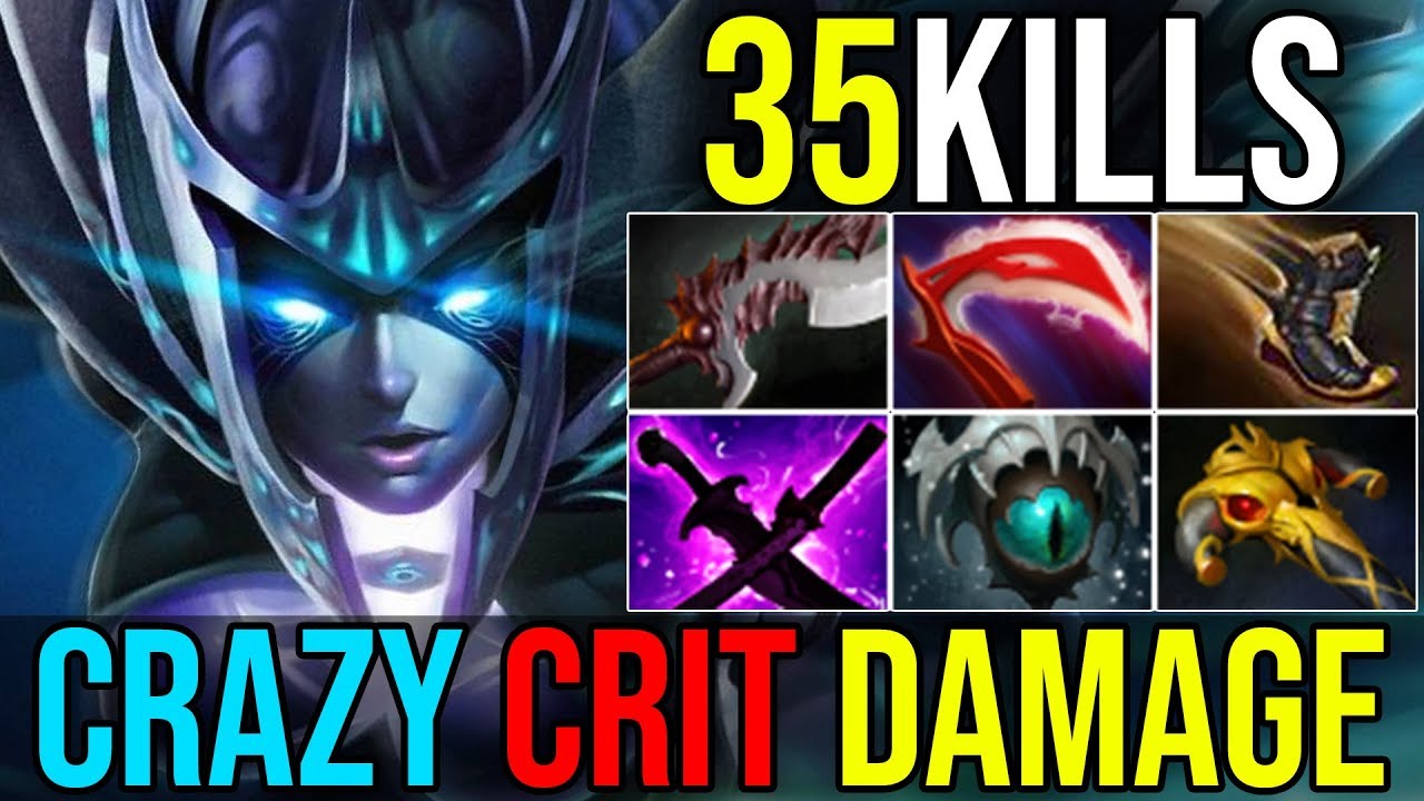 [Phantom Assassin] CRAZY CRIT DAMAGE With No BF Tanky Build 35Kills Patch 7.18 | Dota 2 FullGame